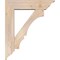 Ekena Millwork Balboa Traditional Smooth Bracket w/ Offset Brace, Douglas Fir, 7 1/2"W x 30"D x 36"H BKT0806X30X36BOA01SDF - alternate 4